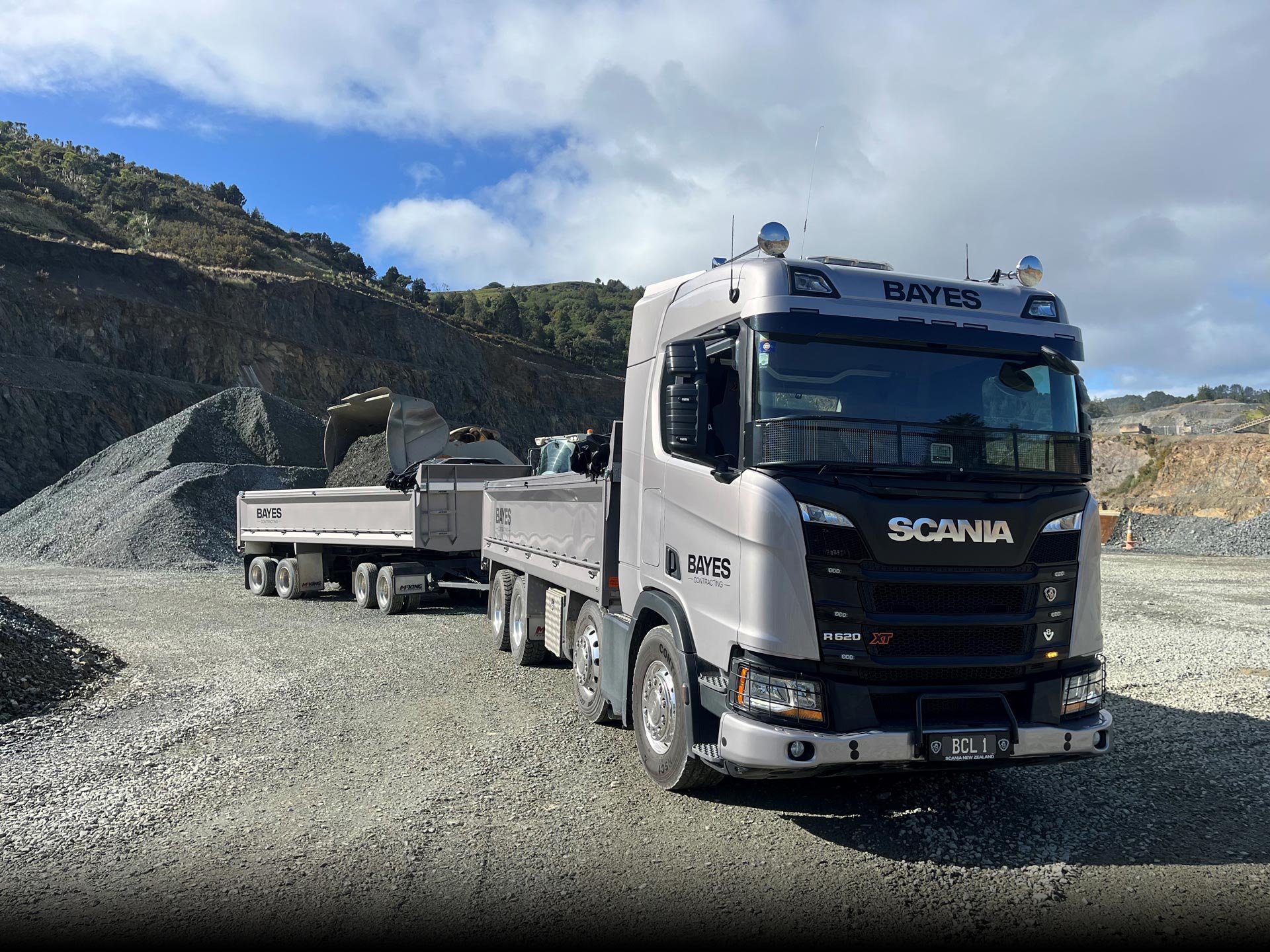 Bayes Contracting Trucking Quarry Loading